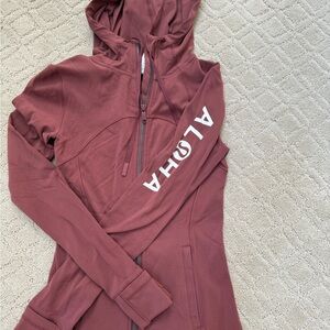 lululemon athletica Women's Burgundy Hoodie Aloha